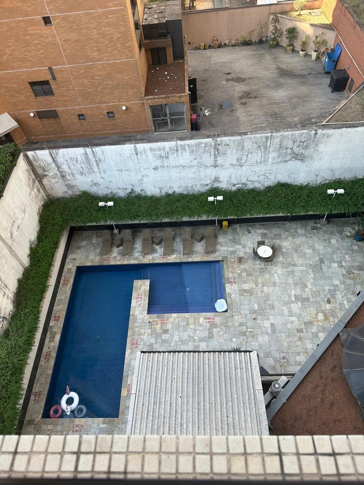 Apart Com Sacada E Piscina São Paulo Exterior foto